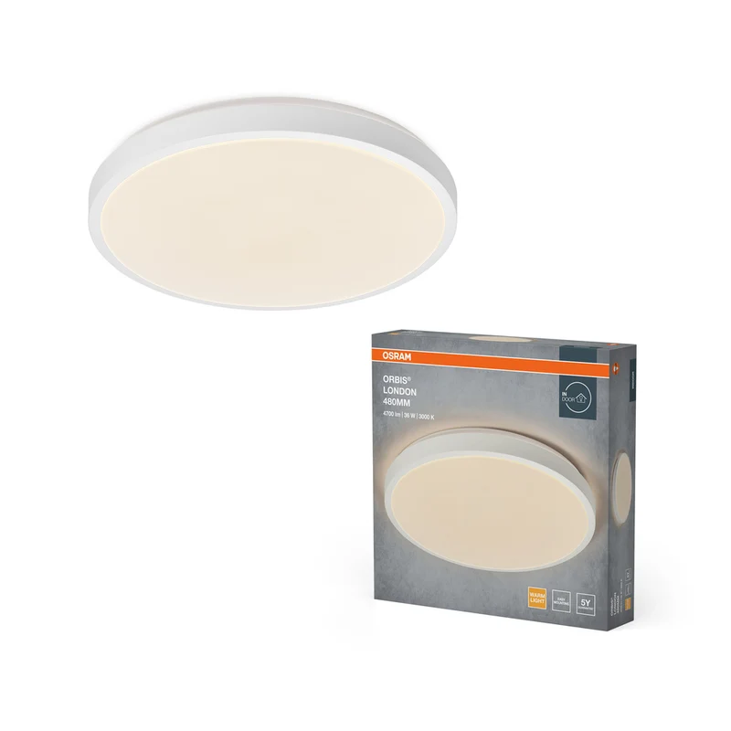 Lámpara de techo OSRAM ORBIS LONDON, blanca, 36 W, 4150 lm