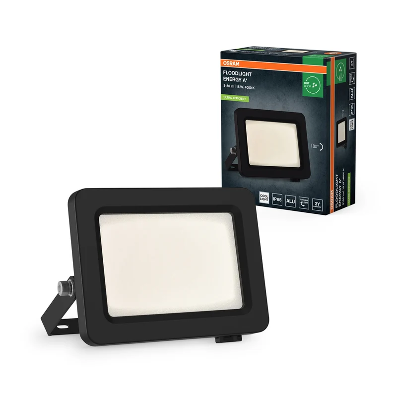 Proyectores OSRAM EFICIENCIA ENERGÉTICA Foco, 15W, 4000K Gris Oscuro