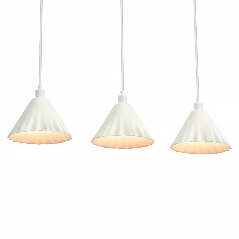 Lámpara colgante OSRAM DECOR, 3 luces, Decor Pulp blanco, E14