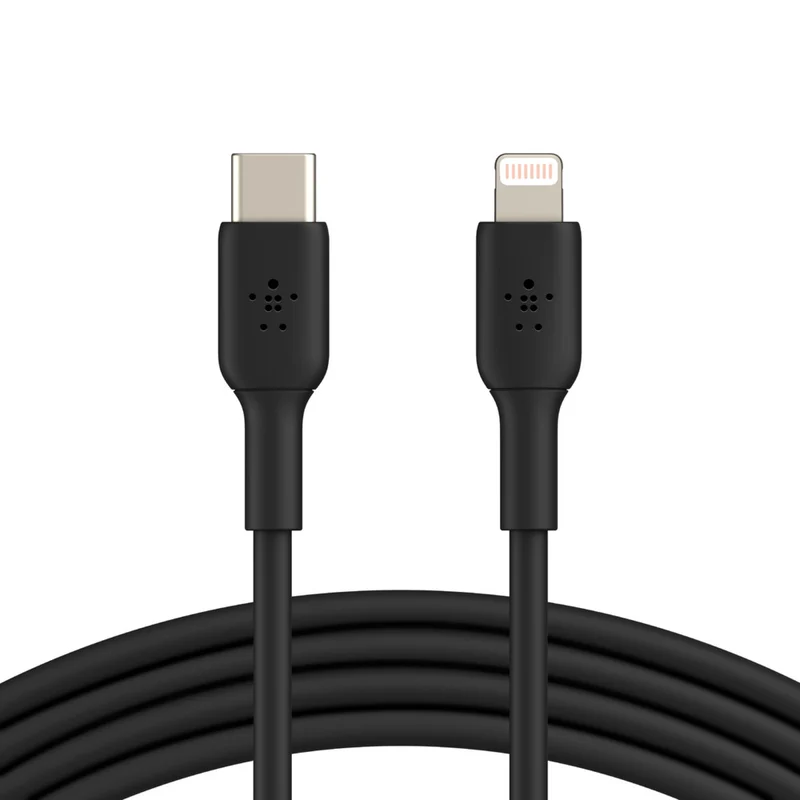 Cable de carga USB-C a Lightning BOOST↑CHARGE™ de Belkin - Negro