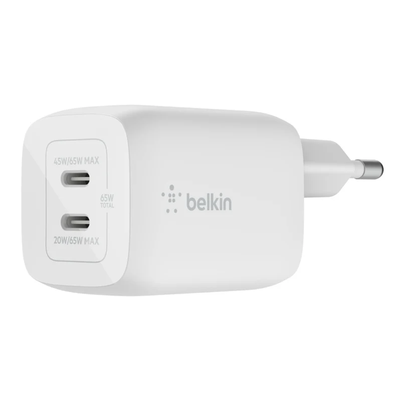 Cargador doble USB-C de 65W de Belkin