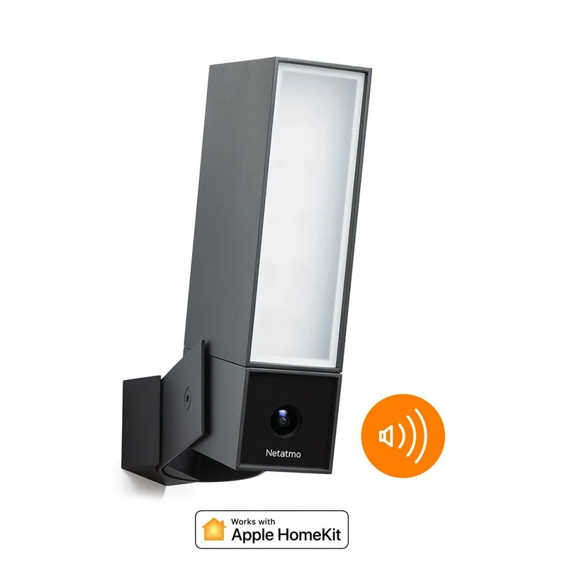 Cámara exterior inteligente con sirena de Netatmo