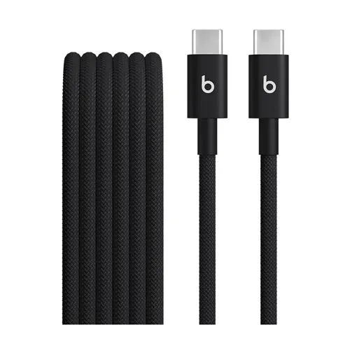 Cable Beats USB-C a USB-C Trenzado 1.5 m - Negro Bolt MDGA4LL/A