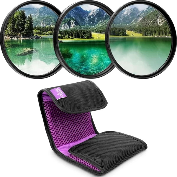 Kit de Filtros Altura Photo 40.5mm - UV + CPL + ND4 - Multi-Capa - Con Estuche