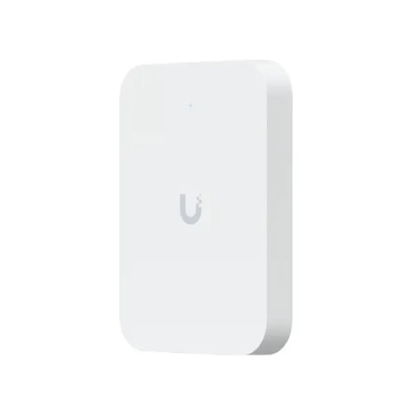 WiFi Ubiquiti U7-IW Punto de acceso WiFi 7 Wall-mounted con 4 flujos espaciales y un switch PoE 2.5 GbE integrado diseñado para entornos de hospitalidad. Max. 200+ clientes