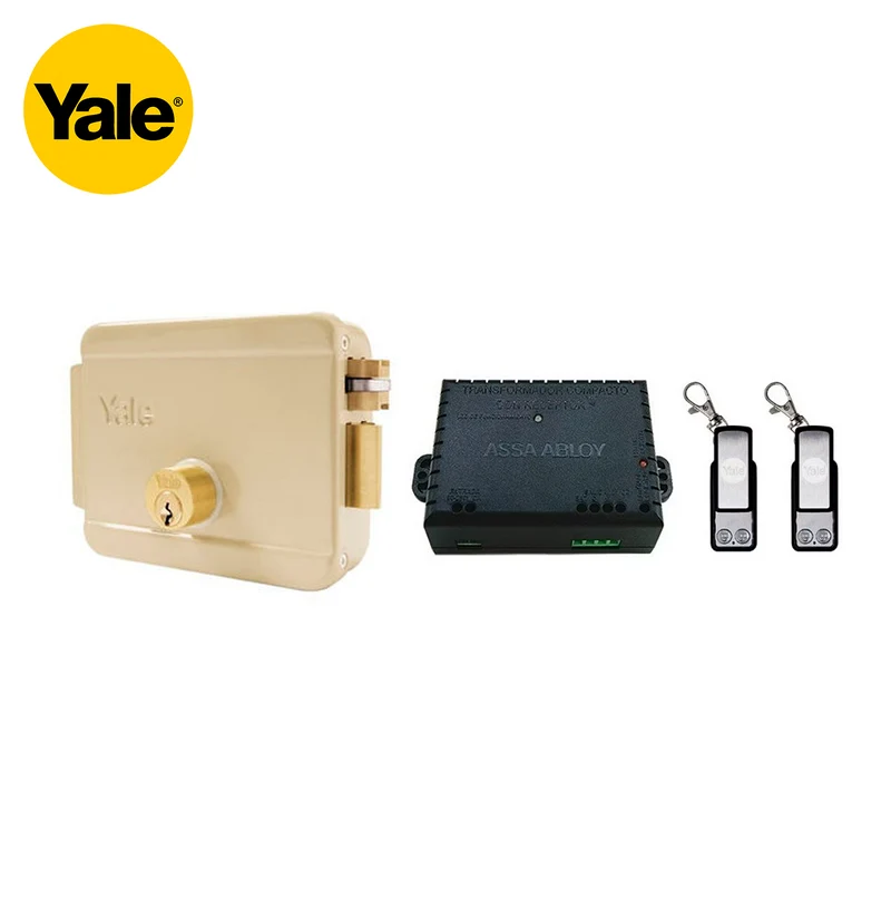 Kit de cerradura eléctrica 678-50 cerradura+transformador+control remoto 10741 Marca: Yale