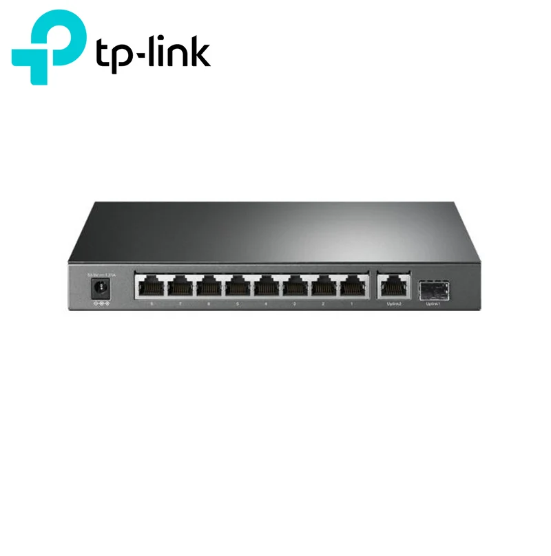 Switch Gigabit 10 Puertos (9 RJ45 + 1 SFP) con 8 Puertos PoE+, No Administrable TL-SG1210P (UN) Marca: TP-Link
