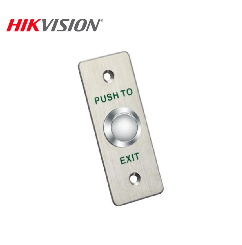 Boton de Salida Metálico , Forma Rectangular , Normalmente Abierto o Cerrado DS-K7P02-O-NEU Marca: Hikvision