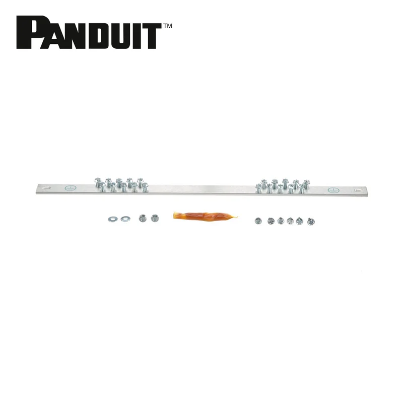 Kit de barra colectora de conexión a tierra universal para sujetadores de rieles roscados RGRB19U Marca: Panduit