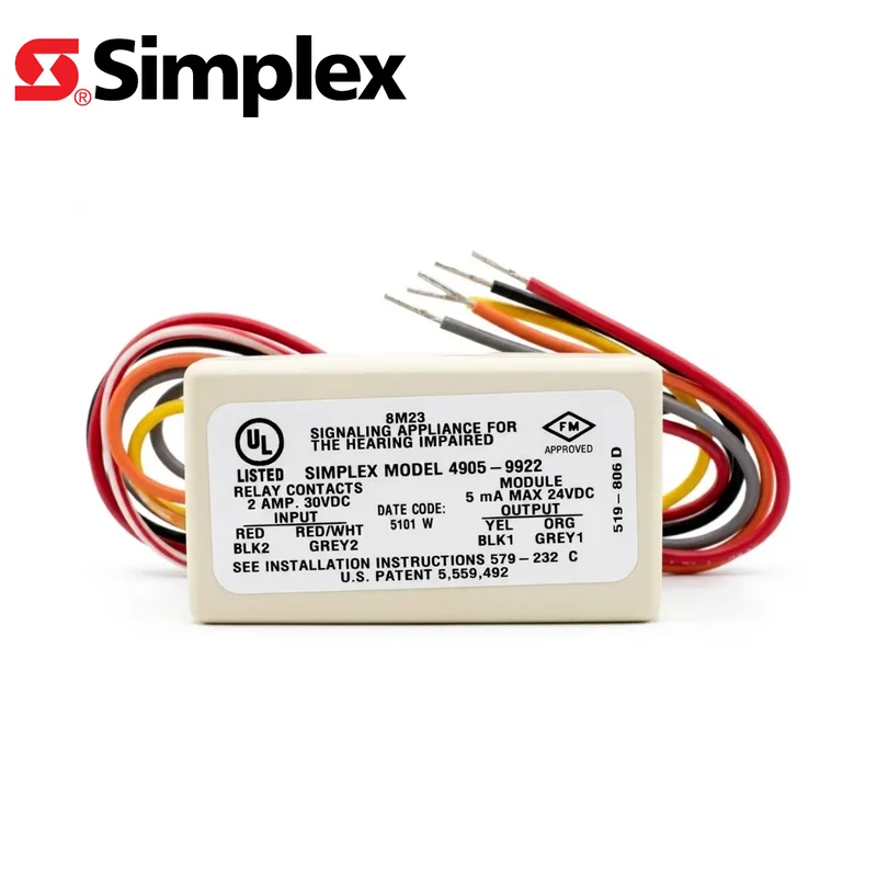 Modulo de sincronización de destellos encapsulado en epoxi para mayor protección 49059922 Marca: Simplex