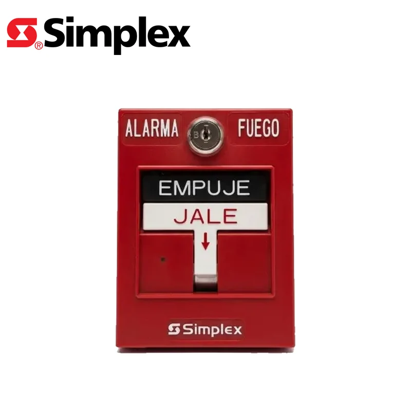 Estacion manual de incendio direccionable doble acción con LED, en español 4099-9006SP Marca: Simplex