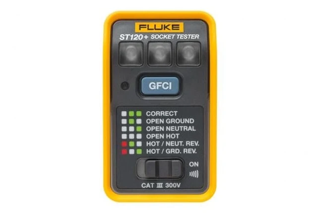 Probador de Red Fluke Networks ST120+ GFCI Socket Tester