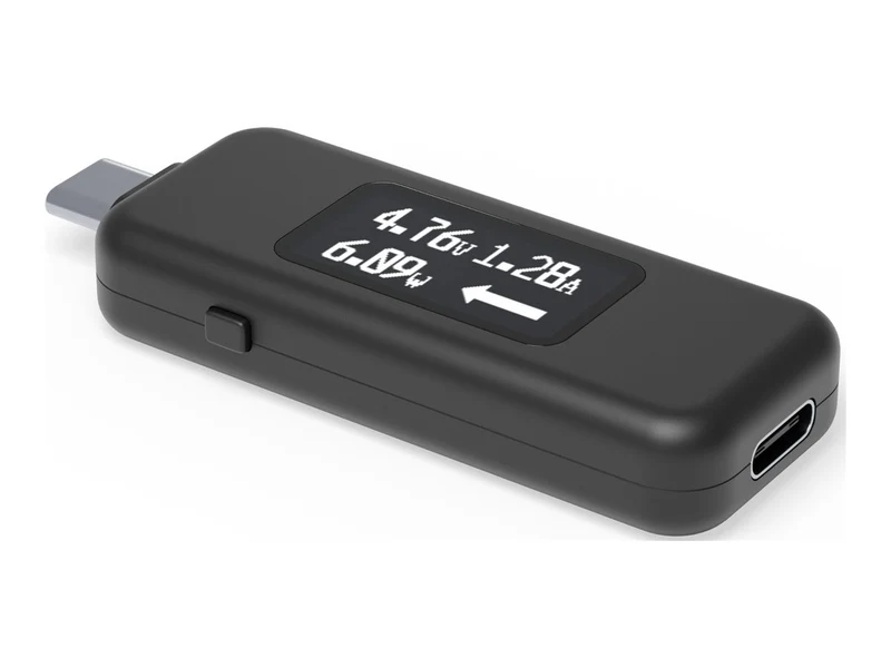Probador de Red Plugable USB C Power Meter Tester