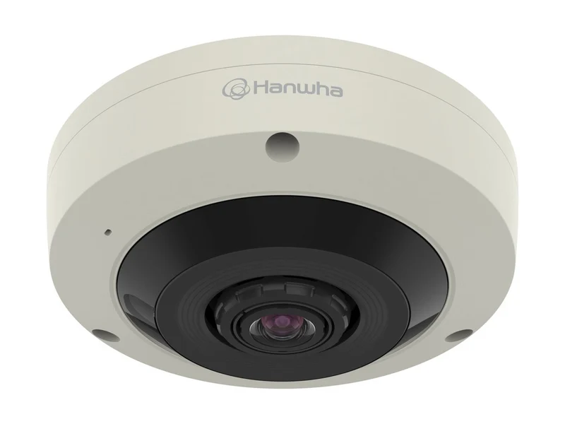 Cámara de Seguridad Hanwha Vision Wisenet X 5MP Indoor Fixed Fish Eye H.265 IP Security Camera