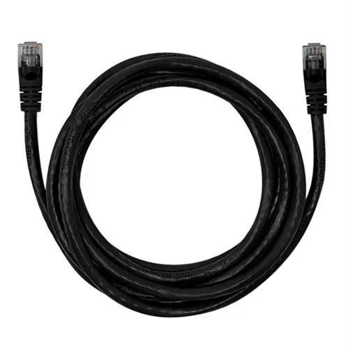 Cables de Red PPA 15 Ft. CAT 6 Snagless Ethernet Cable Negro