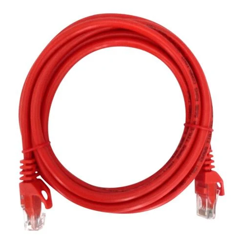 Cables de Red PPA 7 Ft. CAT 6 Crossover Ethernet Cable Rojo
