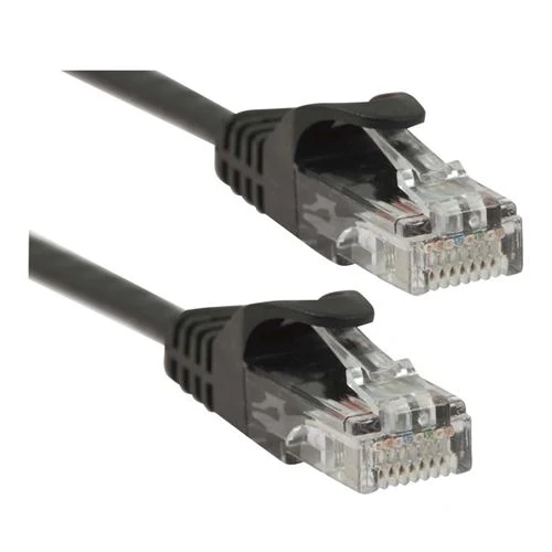 Cables de Red PPA 14 Ft. Cat 6 Thin Ethernet Cable Negro