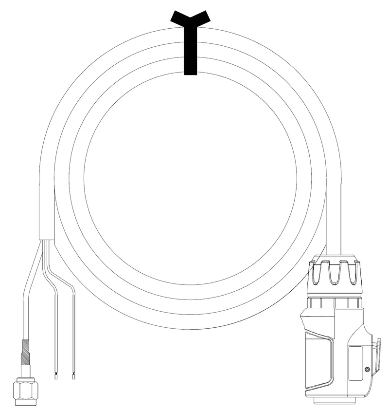 Cable de alimentación analógica y vídeo analógico Nightwave