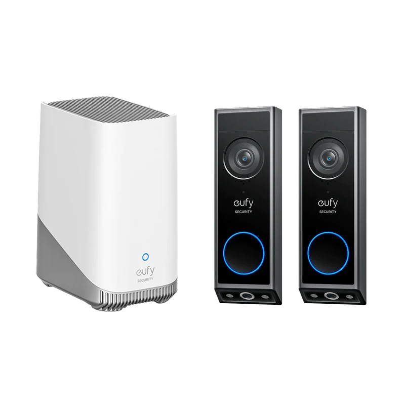 Video Doorbell E340 (2-Pack) + HomeBase S380