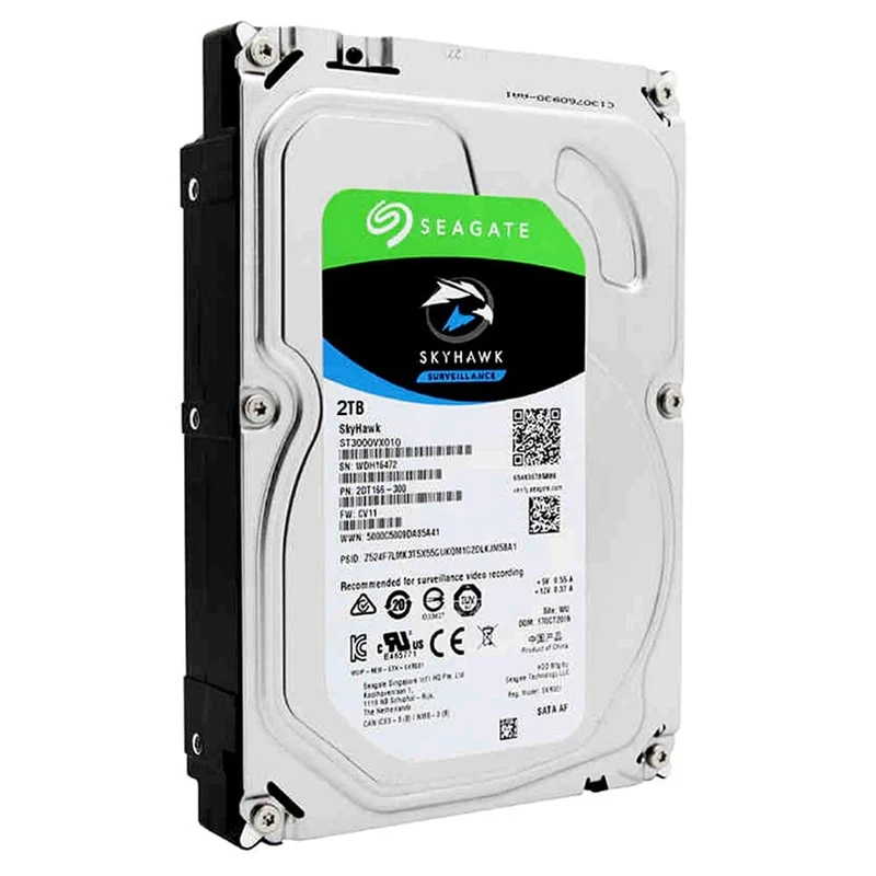 Disco Duro Seagate SkyHawk 2TB Desktop 3.5" SATA 5900RPM 64MB Videovigilancia