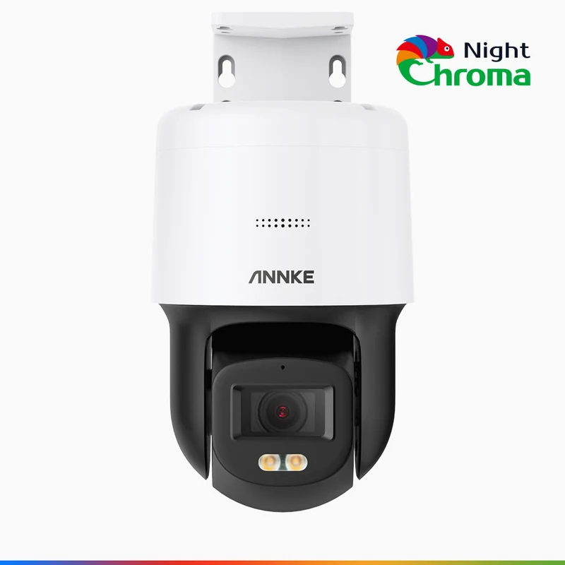 NightChroma TM NCPT500 - Cámara de seguridad PoE 3K, 340° de giro y 110° de inclinación, resolución de 3072*1728, apertura súper f/1.0, Visión Nocturna en Color Acme, detección de movimiento, audio bidireccional