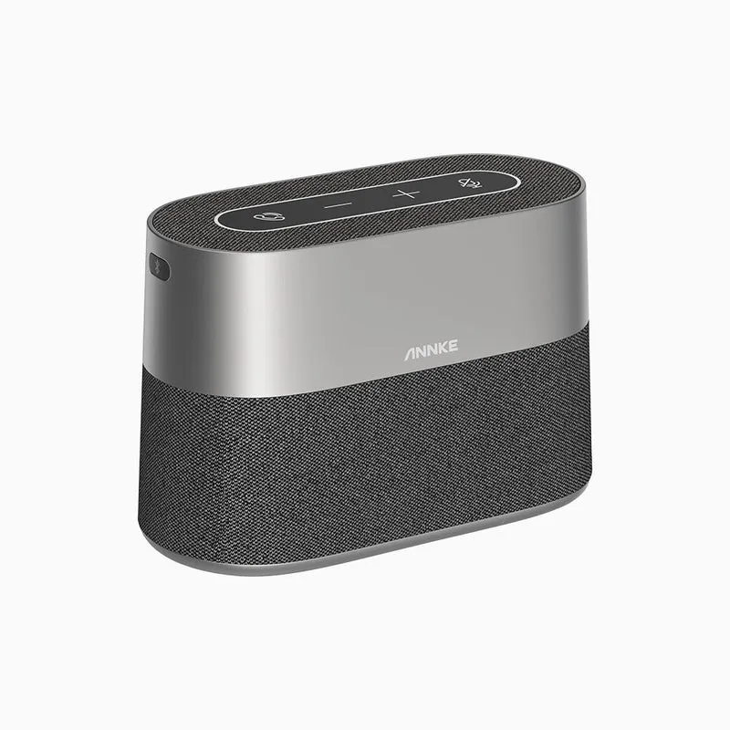 BSP002 - Wireless Conference Speakerphone, 360° Omni-directional Pick-up & Play, Built-in 8 Microphones, AI Noise & Echo Reduction, Wide Compatibility, Compact & Lightweight