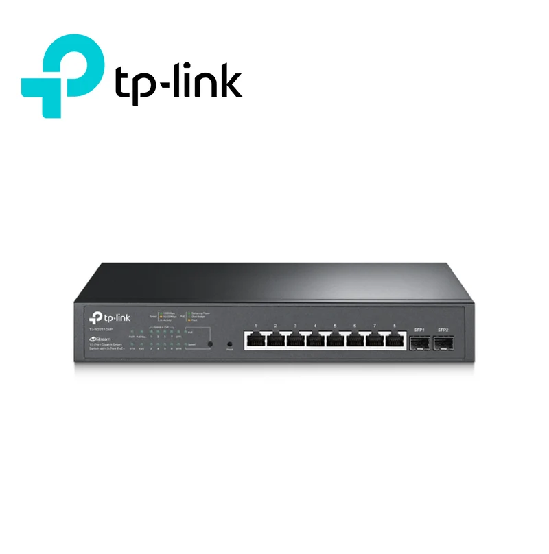 Switch 8 Puertos POE + 2 Ranuras SG2210MP(UN) Marca: TP-Link