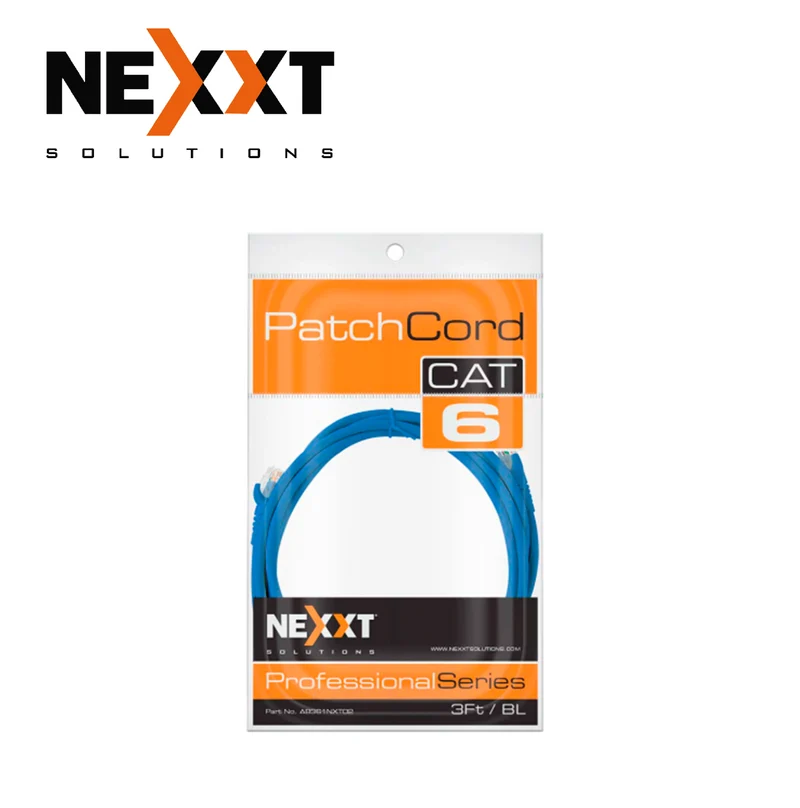 Cable de conexión UTP multifilar Cat6 AB362NXT04 Marca: Nexxt