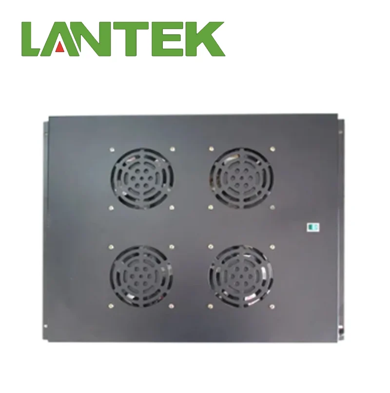 Kit de 4 abanicos para gabinete 42u LTK-FANX4GAB42 Marca:Lantek