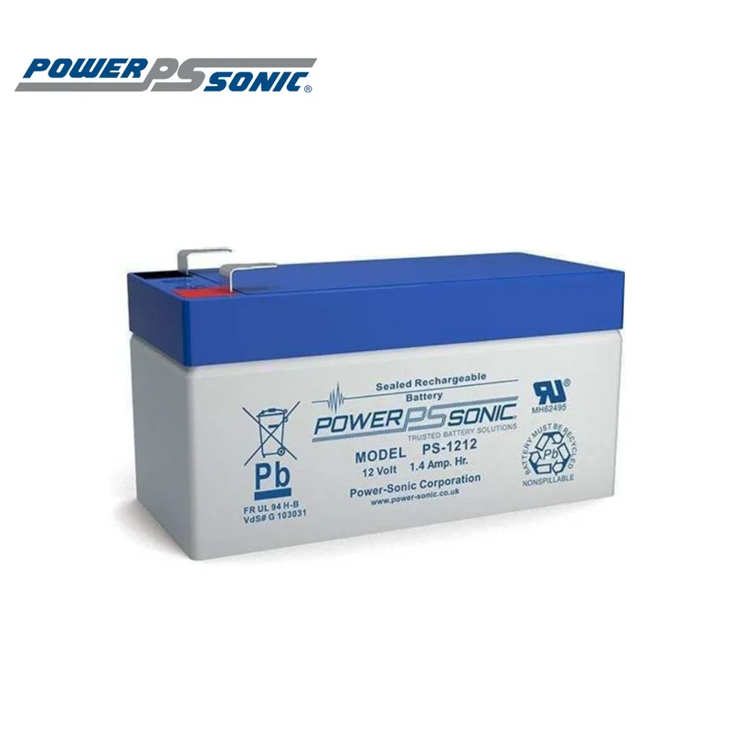 Batería recargable de 12V-1.4A PS-1212F1 Marca: Power Sonic