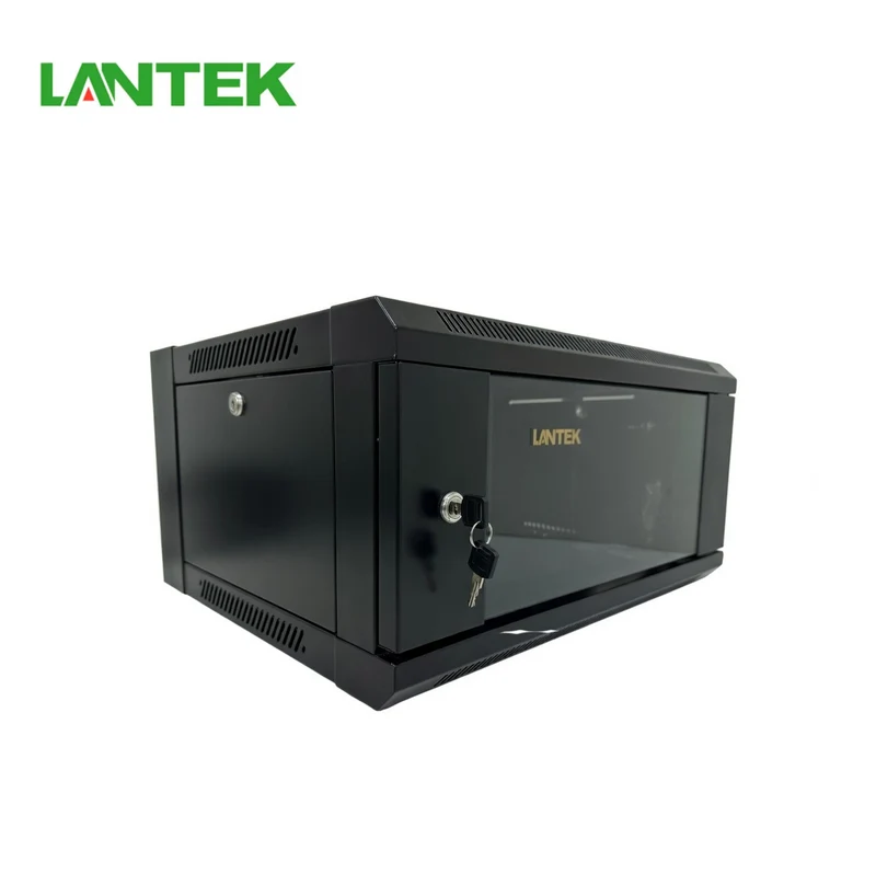 Gabinete 9U de pared armado 570W * 450D con abanico y llavin lateral LTK-GAB9ARMADO Marca: Lantek
