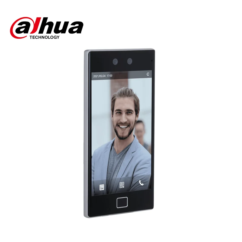 Control de acceso 100K Rostros 3K tarjetas IC pantalla de 8" WI-FI ASI8214S-W Marca: Dahua